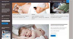 Desktop Screenshot of expectingscience.com
